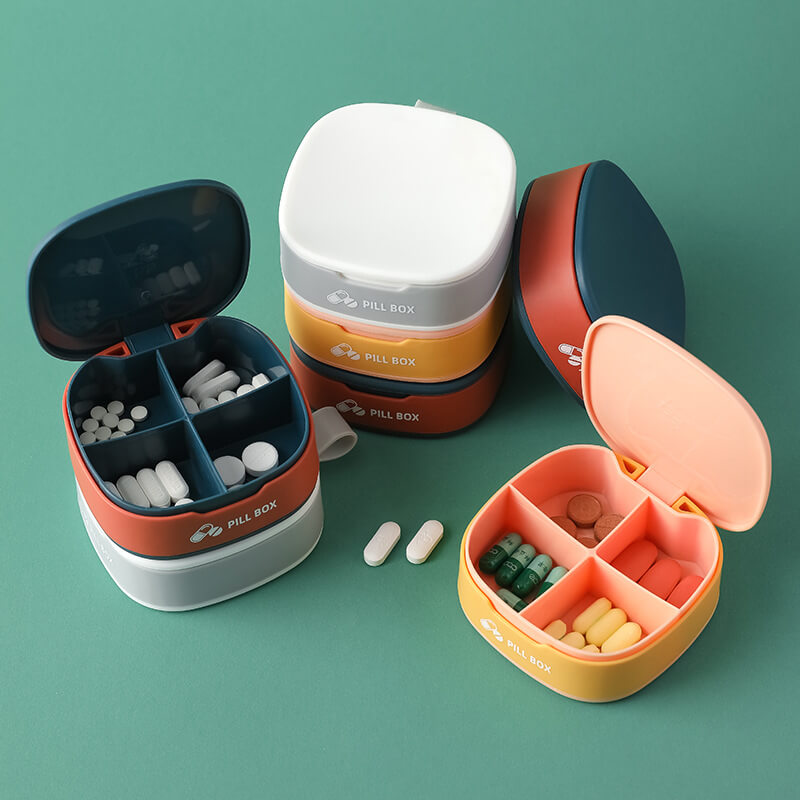 Portable Mini Medicine Box Travel Pill Organizer