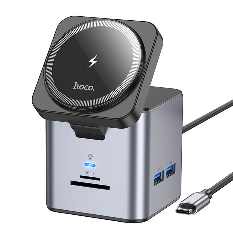 Hoco 9in1 Magnetic Wireless Fast Charging Station #HB49