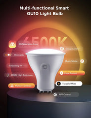 Govee GU10 RGBWW Smart Light Bulbs (Pack of 2) #H600D