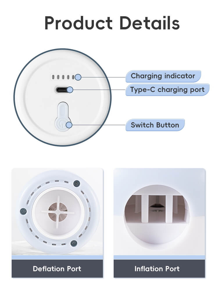 TAILI Multi-Use Electric Inflatable Smart Portable Pump #SG506 – view 6