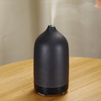 Nordic Ceramic Essential Oil Aroma Diffuser – Black