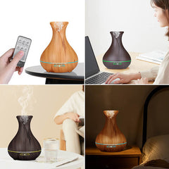 Wood Grain Essential Oil Aroma Diffuser