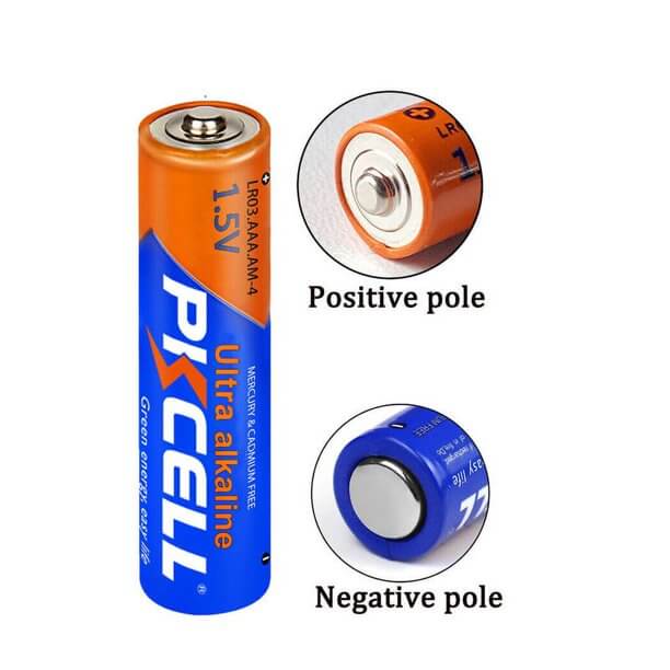 PKCell AAA Ultra Alkaline Battery 1.5V Pack of 4 – view 3