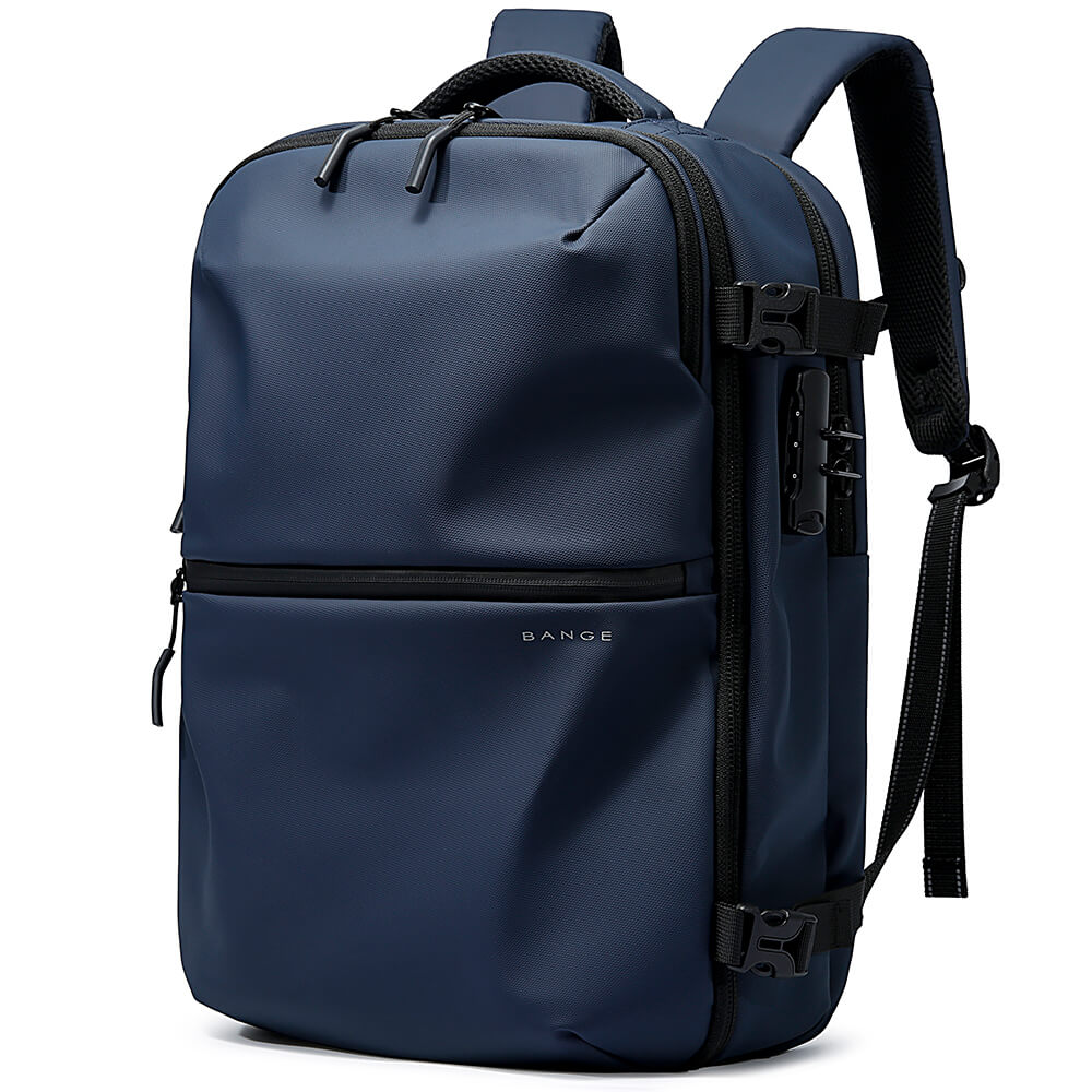 BANGE Anti-Theft Travel Laptop Backpack #7875 – Blue