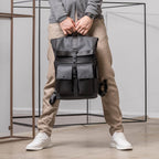 BANGE Multi Compartment Water Resistant Business Backpack #G65 – view 6