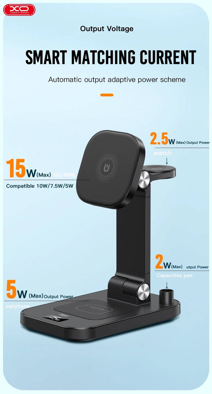 XO 4in1 Magnetic Wireless Charging Stand - Buyrouth