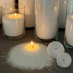 Pearled Sand Wax Candle Powder with Wicks