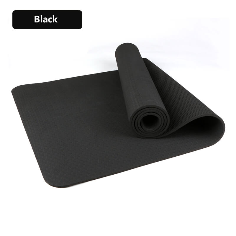 TPE Yoga Mat – Black
