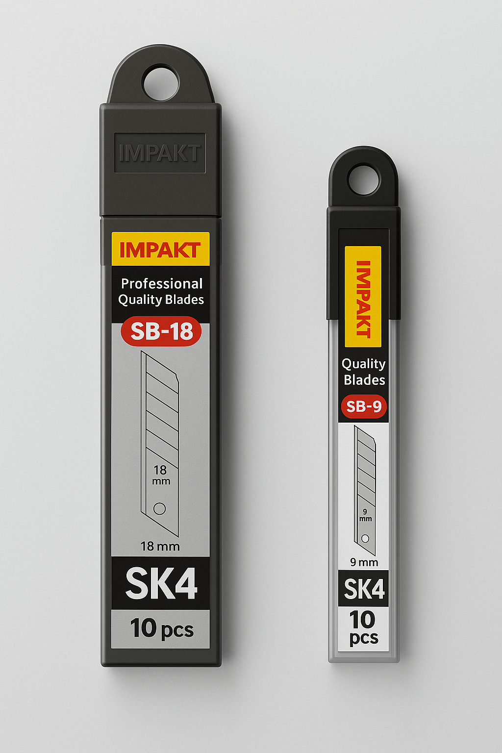 IMPAKT SK4 Cutter Blades 9mm & 18mm (Pack of 10)