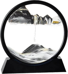 3D Moving Sand Art Picture in Motion Round Glass