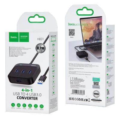 Hoco 4in1 USB3.0 Converter #HB31 - Buyrouth