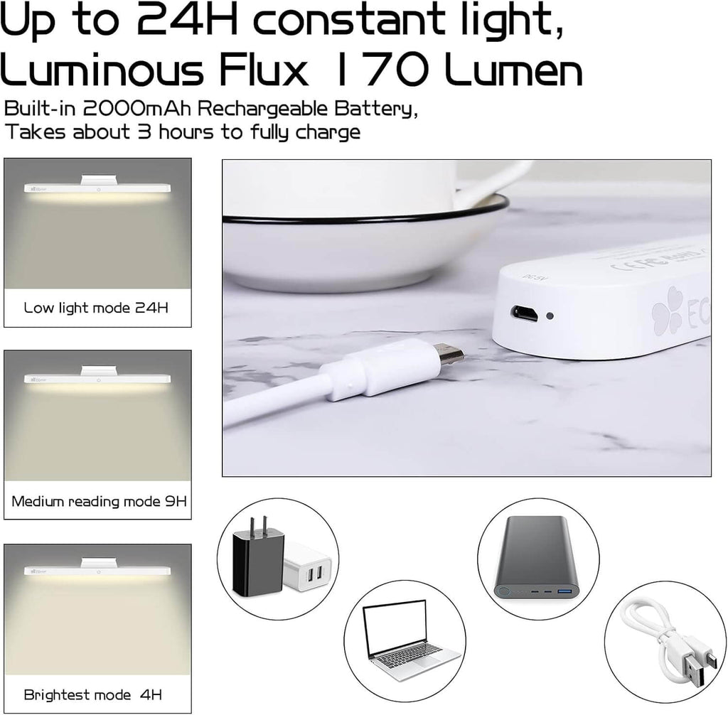 Dimmable Touch LED Magnetic Rechargeable Wall Light – view 2