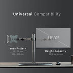 Adjustable Single & Dual Arm Monitor Desk Mount – view 5