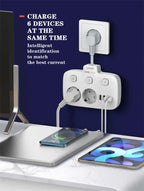 LDNIO 2 Outlets Portable Electrical Extension Socket #SE2435 – view 5
