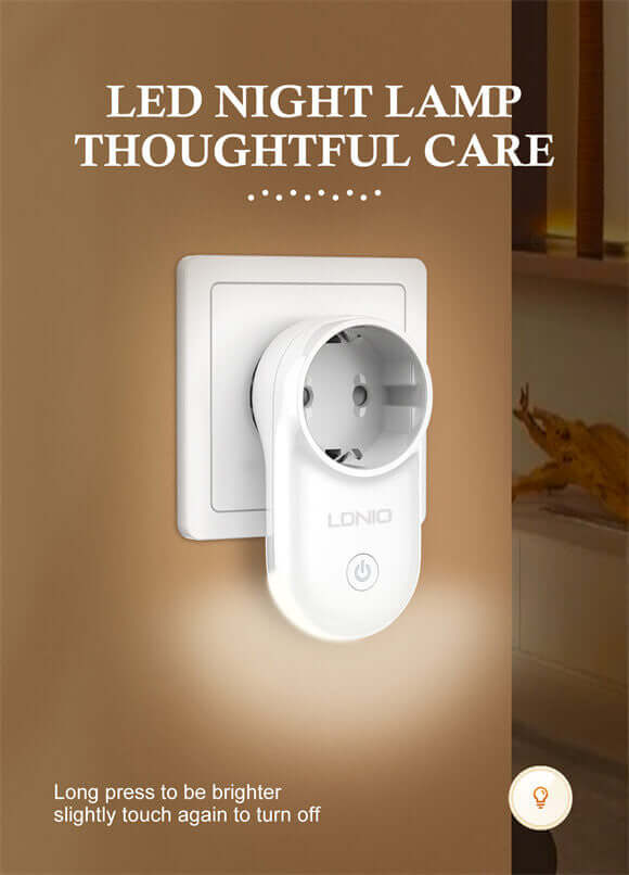 LDNIO Wi-Fi Smart Power Plug with Lamp #SEW1058 - Buyrouth