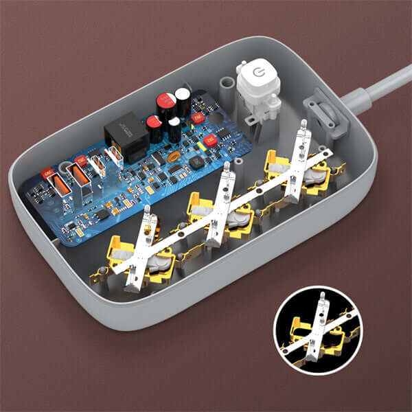 LDNIO 3 Outlets 4 USB 3250W Power Strip #SE3436 – view 2
