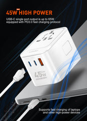 LDNIO 45W Universal GaN Travel Adapter #Z8