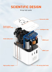 LDNIO 45W Universal GaN Travel Adapter #Z8