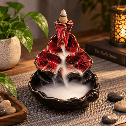 Ceramic Fountain Backflow Incense Cone Burner