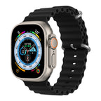 Ocean Silicone Band – Black / 38-40-41mm