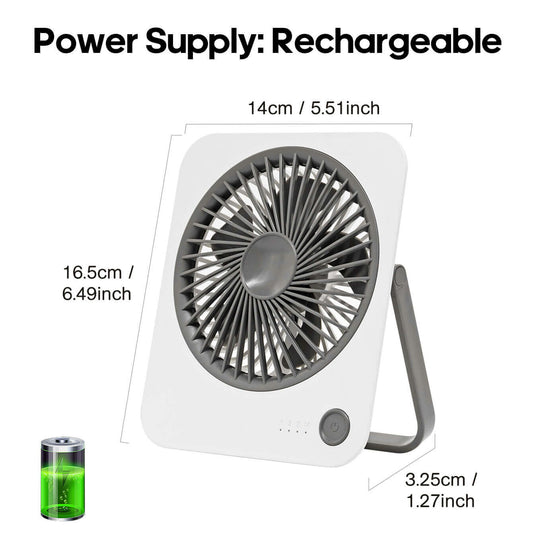 Rechargeable Portable Desk Fan #F59