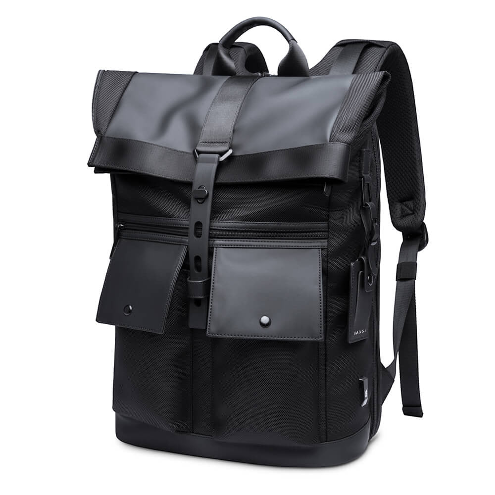 BANGE Multi Compartment Water Resistant Business Backpack - Buyrouth