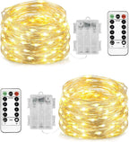 Waterproof IP65 LED Fairy String Lights Battery Operated with Remote