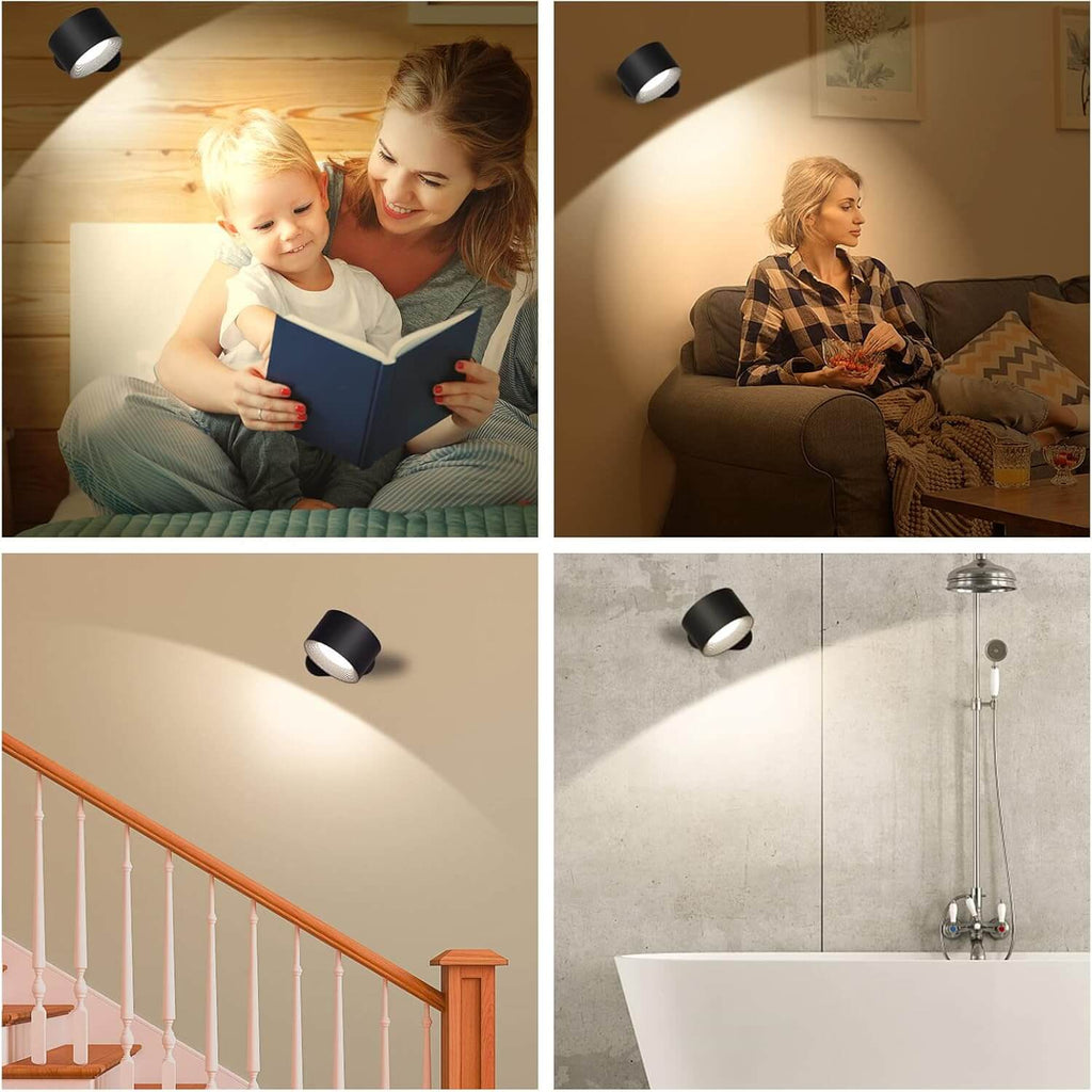 Rechargeable Cordless Rotatable Wall Light – view 7