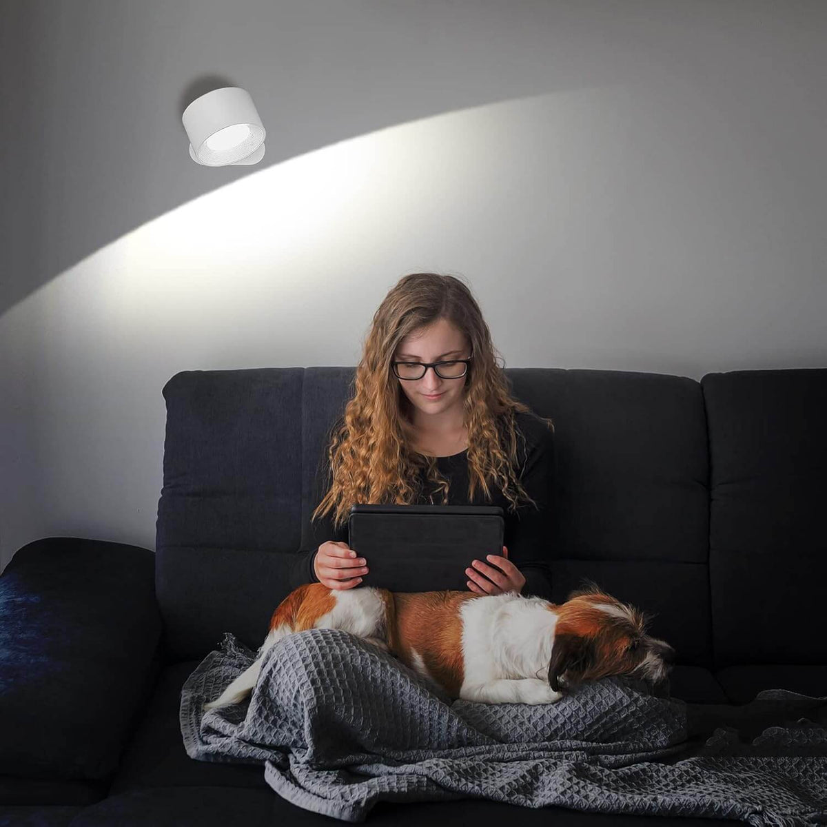Rechargeable Cordless Rotatable Wall Light – view 11