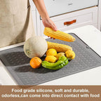 Multi Use Silicone Dish Drying Mat – view 4