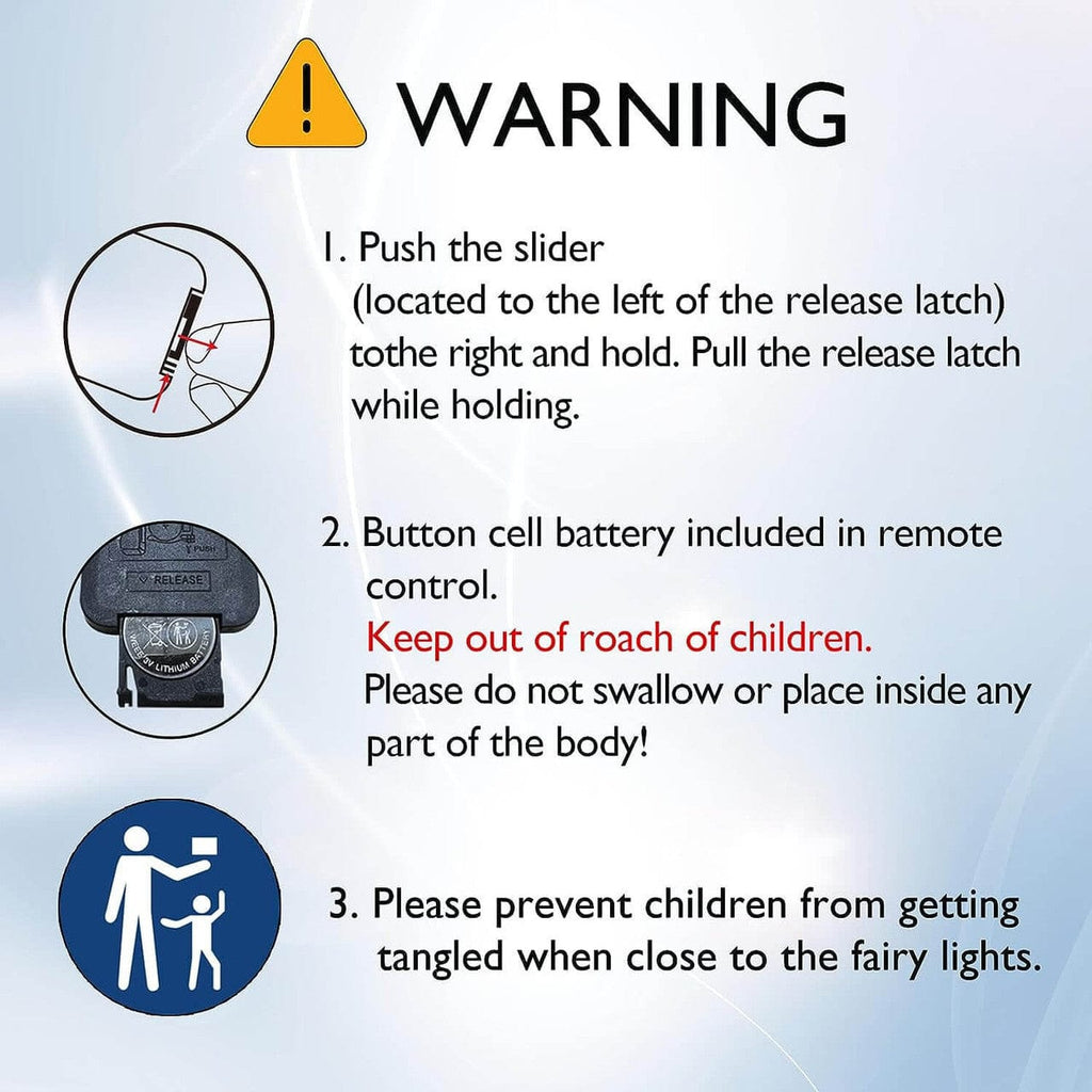 Waterproof IP65 LED Fairy String Lights Battery Operated with Remote – view 6