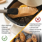 Air Fryer Square Disposable Paper Liners (Pack of 100) – view 3