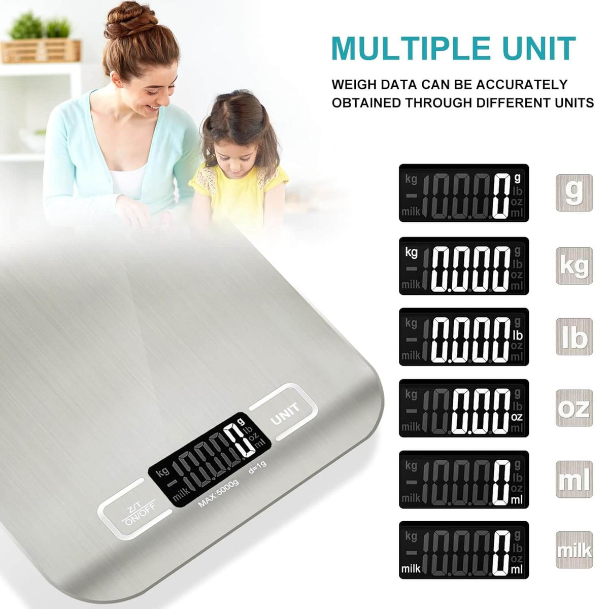 Digital Kitchen Cooking Scale – view 3