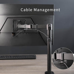 Adjustable Single & Dual Arm Monitor Desk Mount