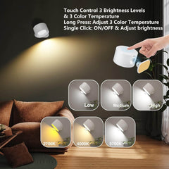 Rechargeable Cordless Rotatable Wall Light