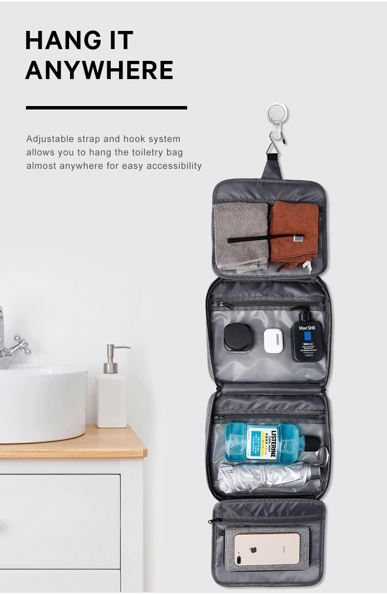 BANGE Toiletry Travel Pouch #7529 – view 15