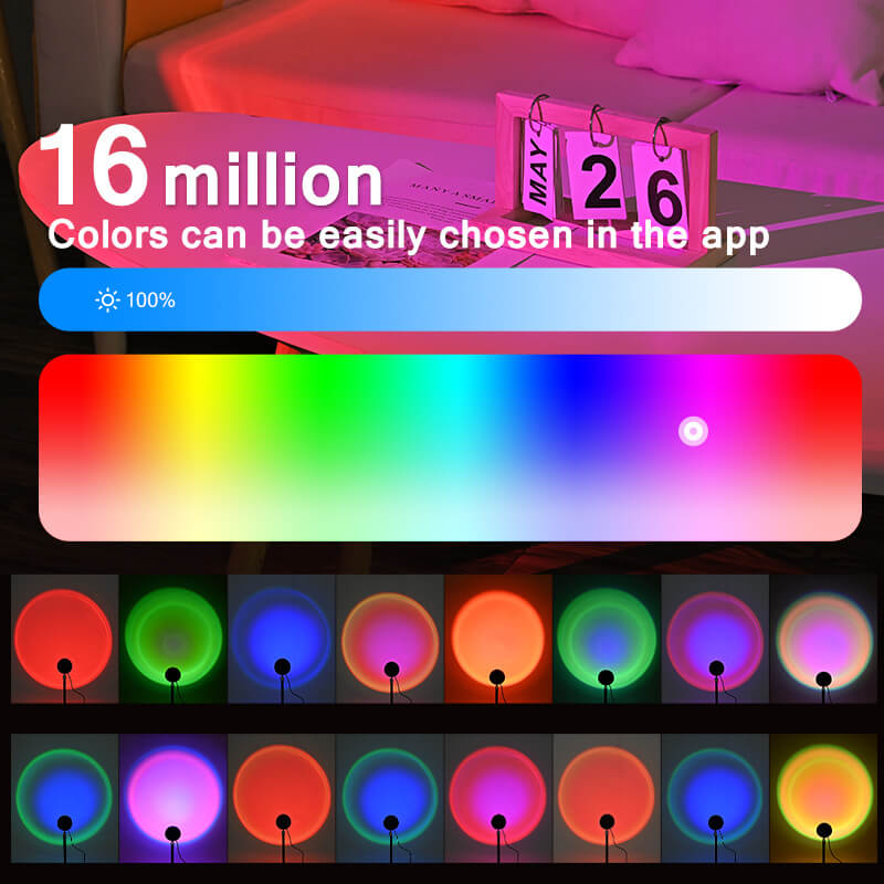Tuya Smart Sunset Projection Lamp – view 5