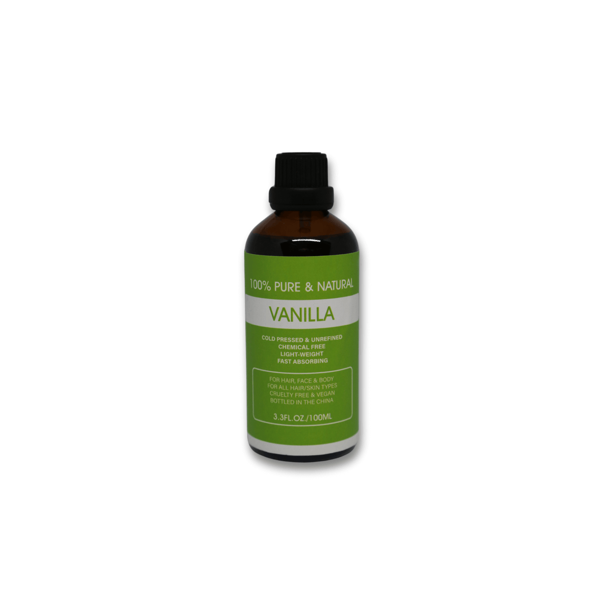 100mL Pure Essential Oil Bottle – Vanilla