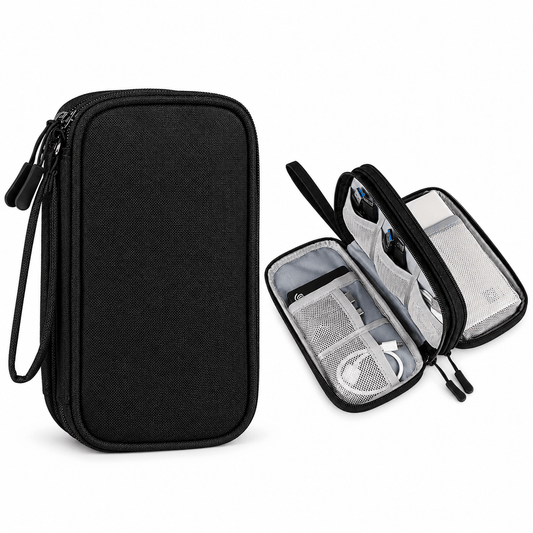 Double-Layer Electronics Organizer Bag