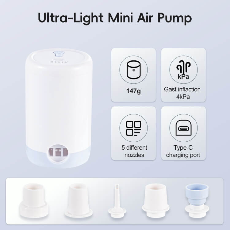 TAILI Multi-Use Electric Inflatable Smart Portable Pump #SG506 – view 3