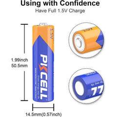 PKcell AA Ultra Alkaline Battery 1.5V Pack of 4