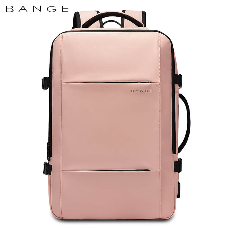 BANGE 45L Expandable Weekender Travel Backpack #1908D – Pink