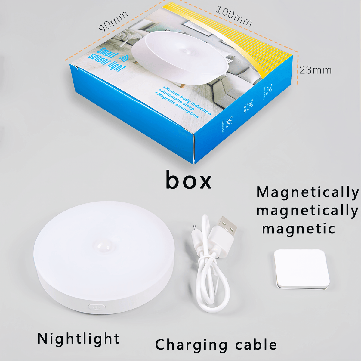 Rechargeable Round Motion Sensor 3 Mode Light – view 15