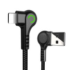 90° Lightning Cable with LED Light