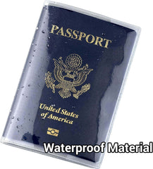 5 Pack Clear Passport Cover Sleeve