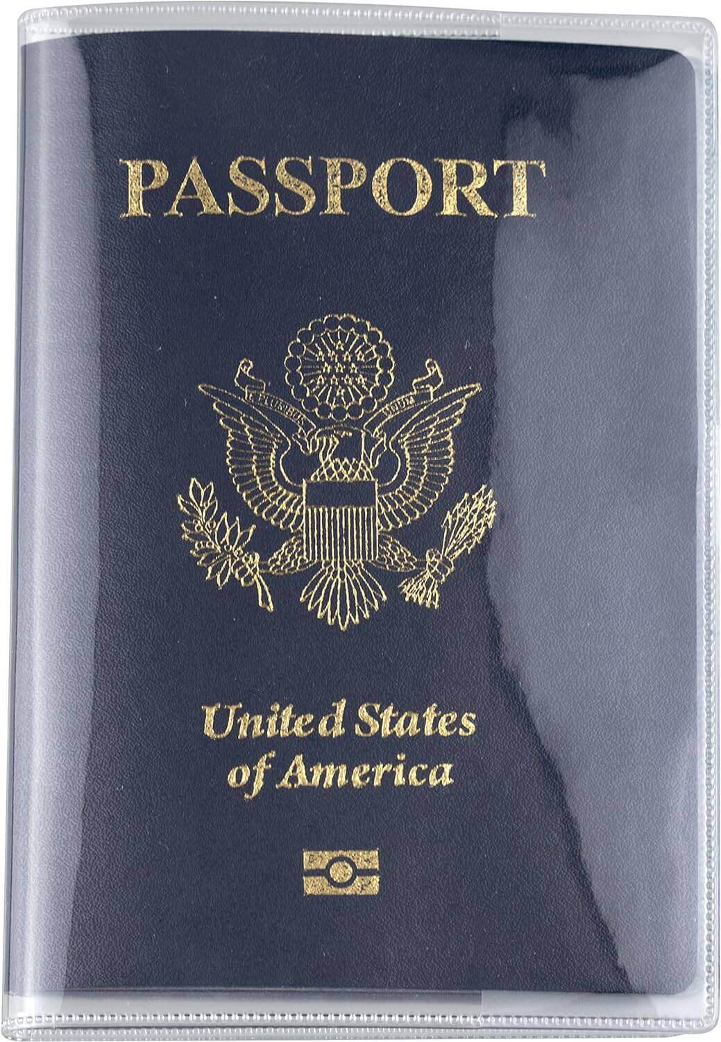 5 Pack Clear Passport Cover Sleeve