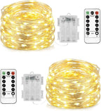 Waterproof IP65 LED Fairy String Lights Battery Operated with Remote – 5 Meters