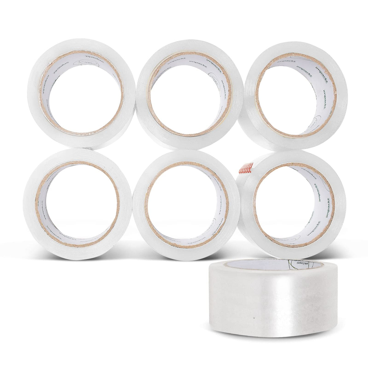 TESA Packaging Tape for Shipping, Moving and Storing – Pack of 6