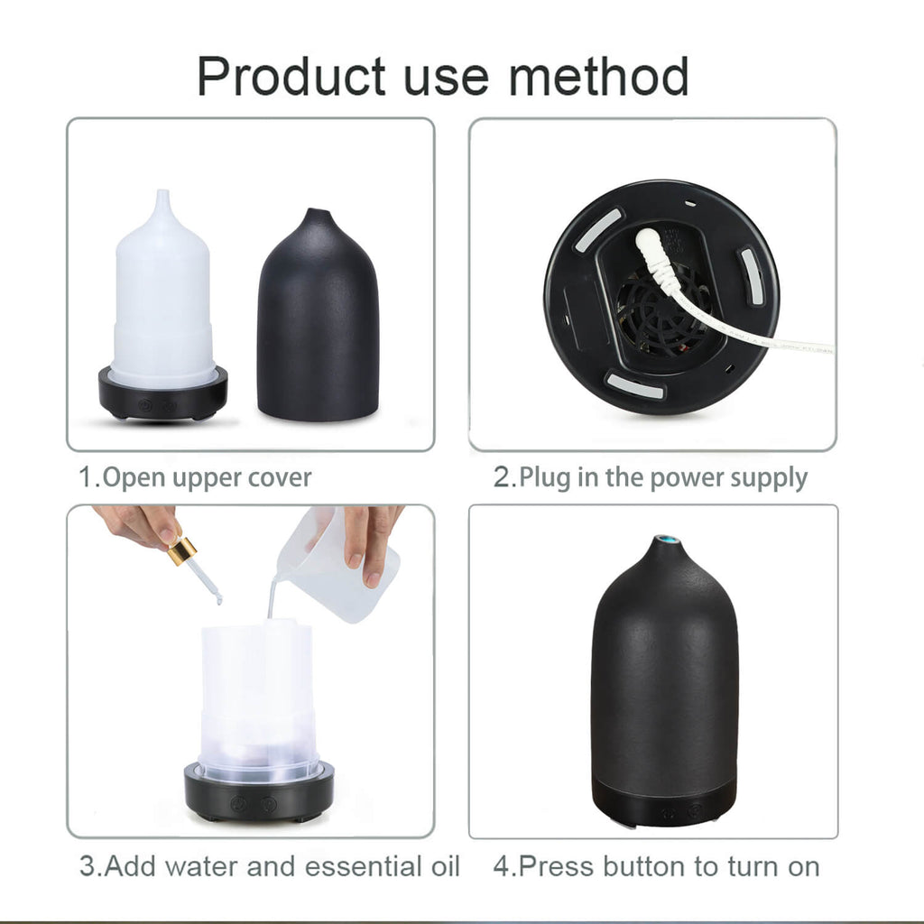 Nordic Ceramic Essential Oil Aroma Diffuser – view 15