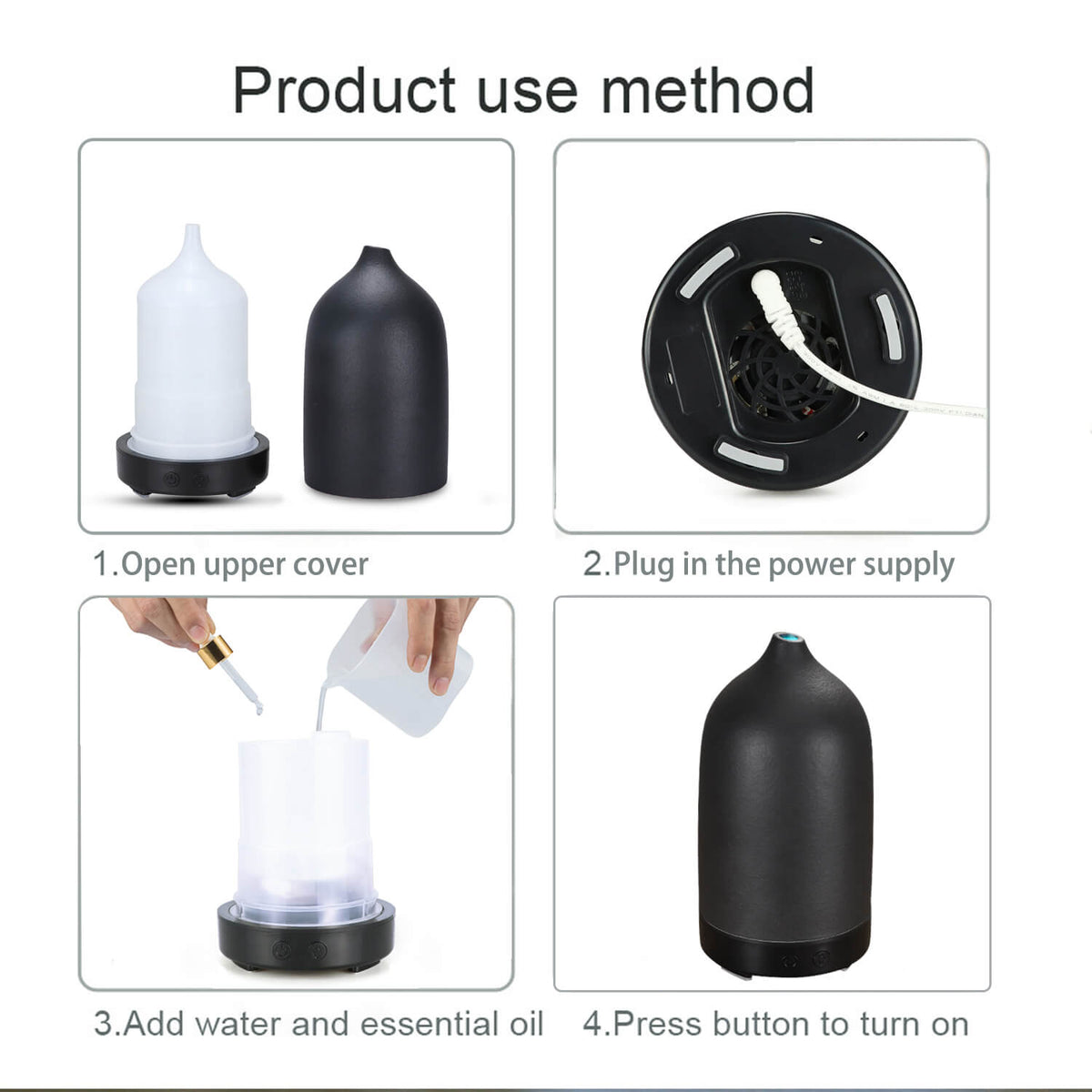 Nordic Ceramic Essential Oil Aroma Diffuser – view 15